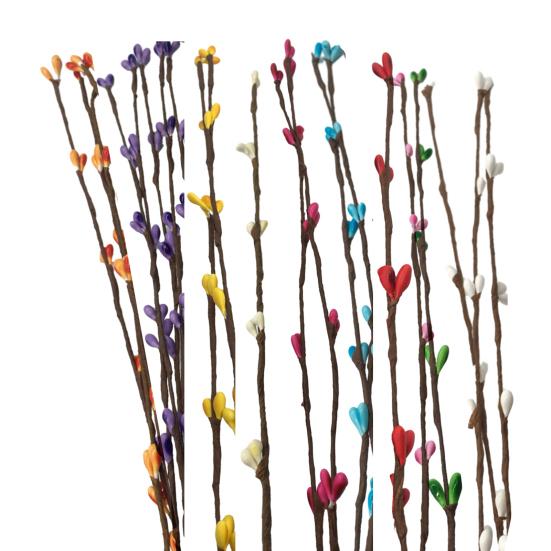 Trestie artificială durabilă Decorativ colorat rafinat