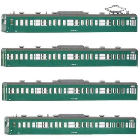 

Greenmax N Gauge JNR JR Серия 103 Низкочастотная, Неунифицированные окна, Модифицированный кондиционер, Изумрудно-зеленый, Базовый 4-вагонный кузовной набор B 18018 Модель поезда