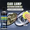 Curățător faruri pentru mașini Curățător capac faruri Protecție UV Curățător lumini auto Lustruitor faruri faruri eficiente