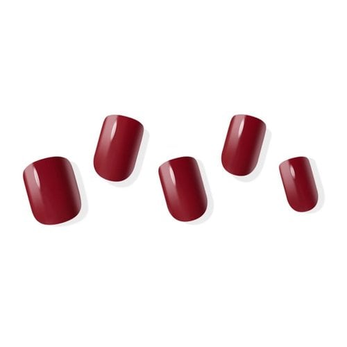 

MUZMAK Reusable Nail Tips Best Red Regular Square
