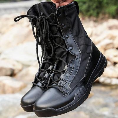 Fashion New Waterproof Men Tactical Boots Desert Boots Hiking Camouflage High-top Desert Men's Boot Fashion Work Men's Shoes