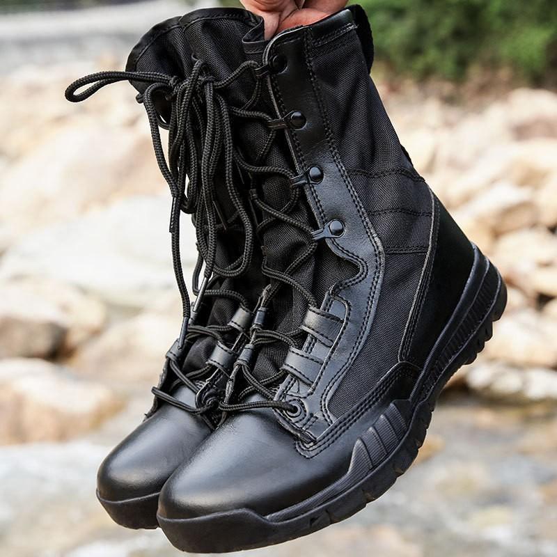 Fashion New Waterproof Men Tactical Boots Desert Boots Hiking Camouflage High-top Desert Men's Boot Fashion Work Men's shoes