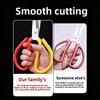 Household Large Scissors - Durable and Sharp Scissors for Cutting Fabric; Strong Pointed Tip - Wear-resistant Scissors for Sewing.