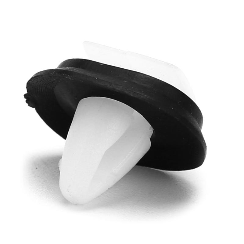 Q9QD 50x Exterior Side Moulding Rub Bumpstrip Lower Door Trim Clips For Fiat