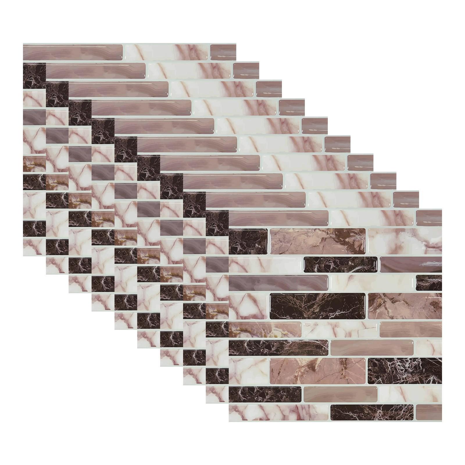 

3D Наклейки на плитку Эпоксидная смола и пластик Для дома Влагостойкие ET006