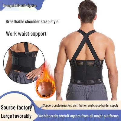 Men's Fitness Sweat-Inducing Waist Trainer & Support Suspenders for Running and Work