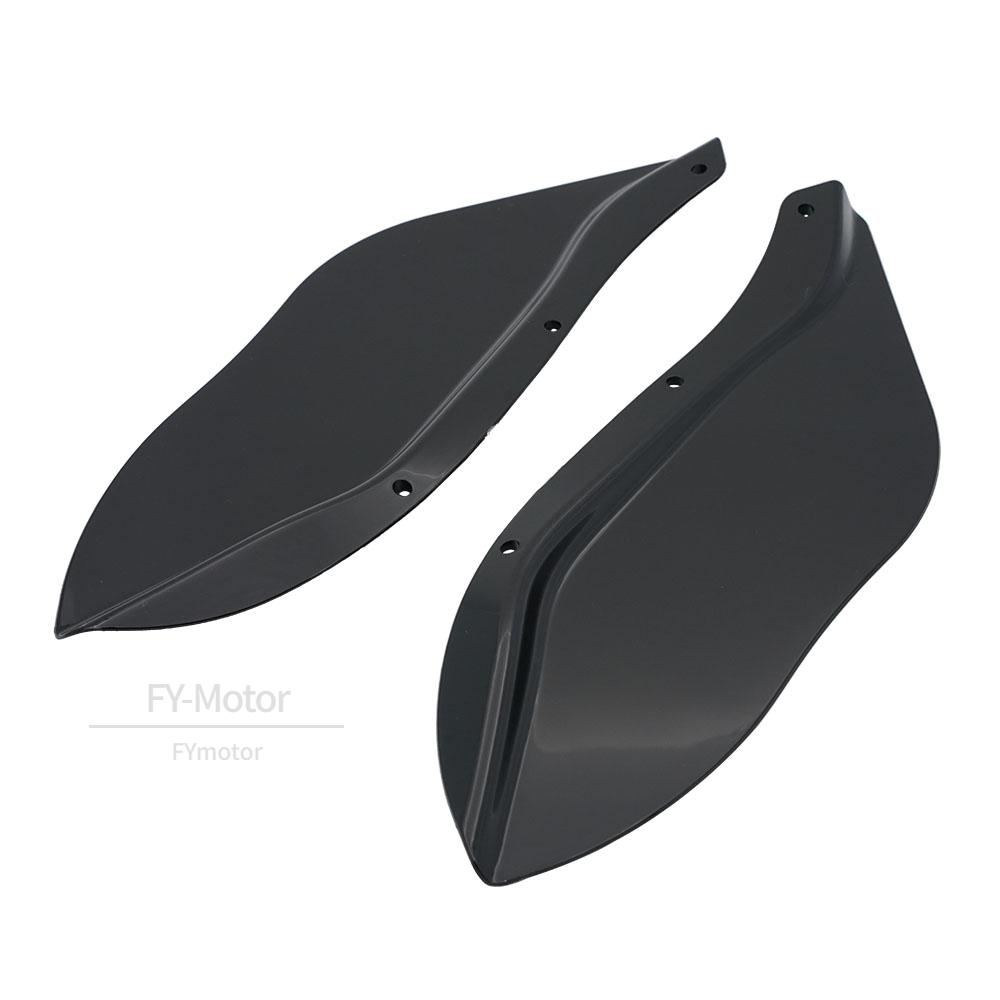 Motorcycle Batwing Air Deflector Fairing Side Windshield For Harley Touring Street Glide Road King Electra FLHX 1996-2013