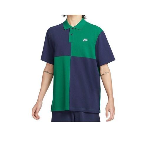 Nike Color-Blocked Loose Breathable Polo Short-Sleeve T-Shirt for Men