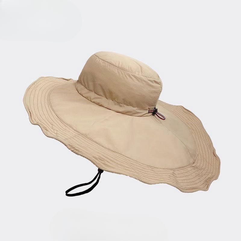 Women's Summer Ultraviolet Proof Hat with Ultra Large Brim Sun Protection Hat Light and Breathable Face Covering Sun Hat Versatile Fashion Trend
