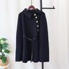 Autumn and Winter New Temperament Knitted Double-sided Woolen Shawl Coat Belt Sweater Jacket Women