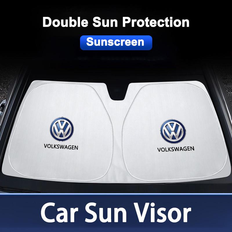HAT1 Sun Shade Visor UV Car Windshield Protection Shield For VW Volkswagen Golf Polo Passat Touran CC Jetta MK3 MK4 MK5 GTD GTI SR32