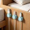 Yousheng 3/6Pcs Magnetic Cord Holder Adhesive Home Office Nightstand Desk Cable Organizer Wire Management Clip Phone Charging Cord