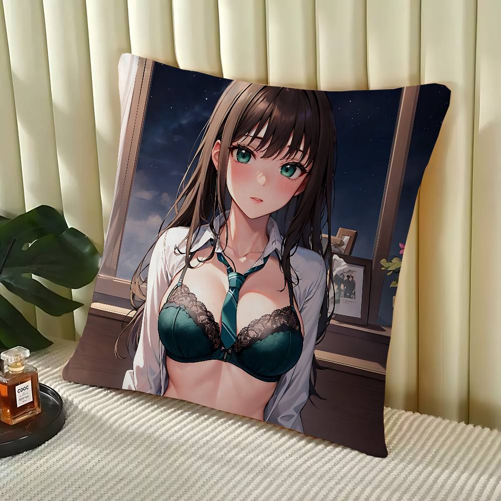 

Rin Shibuya Cushion Cover Car Throw Pillow Case For Sofa Car Christmas Gift 40x40cm 45x45cm 16x16Inch