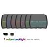D8 Mini Colorful Backlight Wireless Keyboard Air Mouse Touchpad for Smart TV