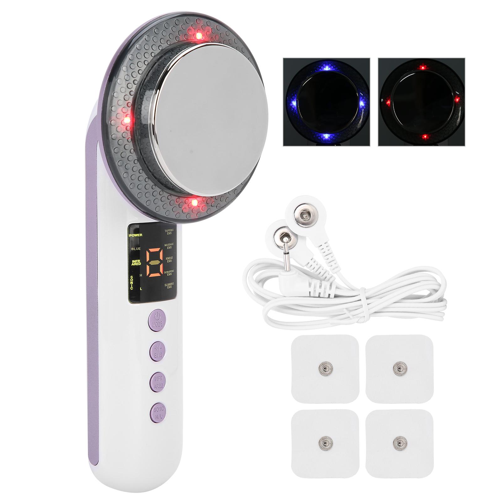 

Аппарат для сжигания жира «3 в 1» Аппарат для похудения EMS Устройство для коррекции фигуры со светодиодами дальнего инфракрасного диапазона (фиолетовый EU Plug