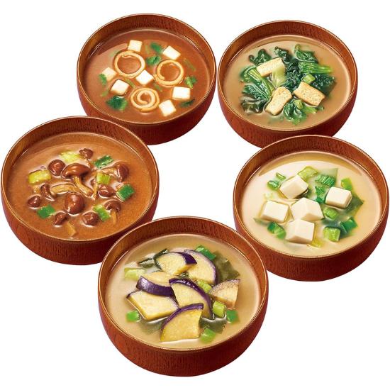 Itsumo No Omisoshiru (Always Miso Soup) 5 Varieties, 10-Pack Assortment