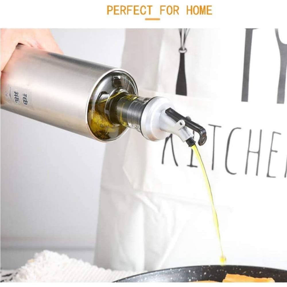 Pour Spout, Olive Oil Vinegar Dispenser Bottle Wine Wine Pourer Flip Cap Stopper Leakproof for Kitchen and Bar Restaurant