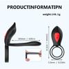 Penis Ring Vibrator for menn Forsinket utløsning med dobbel Cock Ring Vagina Klitoral Stimulator Vibrator for par Voksen sexleketøy
