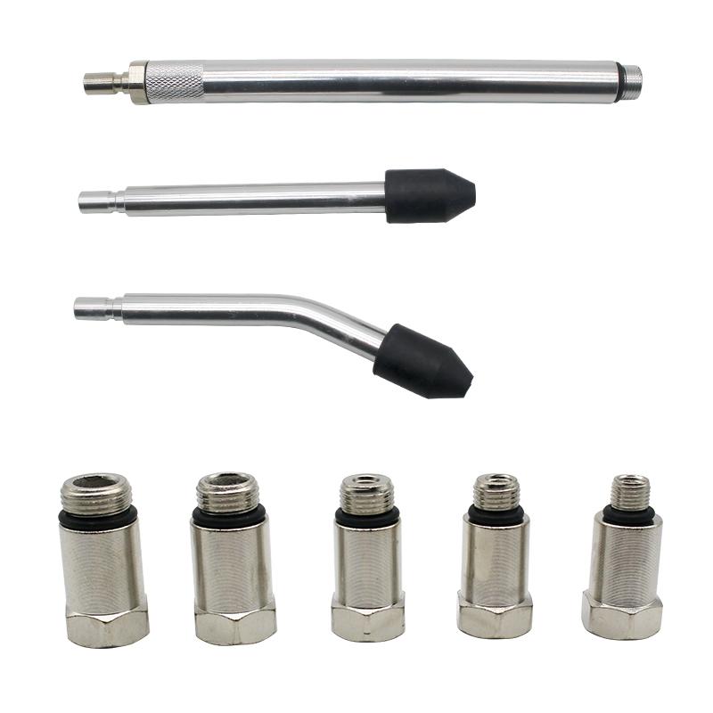 Professional AUTO TOOLS Petrol Engine Cylinder Compression Gauge Tester Kit Cylinder Tester With M10 M12 M14 M16 M18