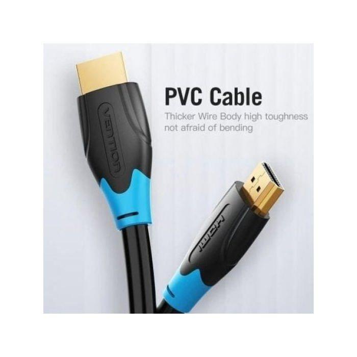 Vention AACBN Cable HDMI 2.0 4K 15m Negro HDMI a HDMI Macho