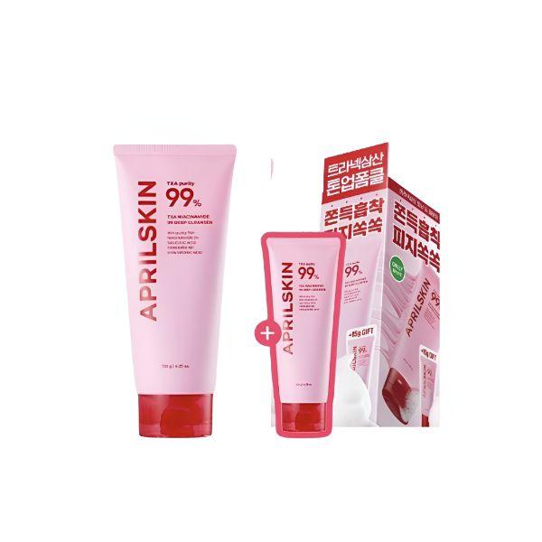 Aprilskin Tranexamic Acid Deep Cleanser Brightening Pore Cleansing Foam 120g (+15g Mini)