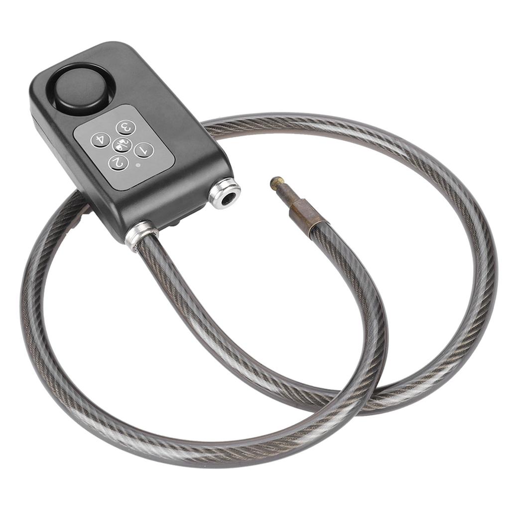 110dB Smart Waterproof Password Bicycle Lock Anti theft Alarm Lock Batteries Not Included