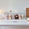 Rotating Labubu Plush Figurine Display Box and Stand