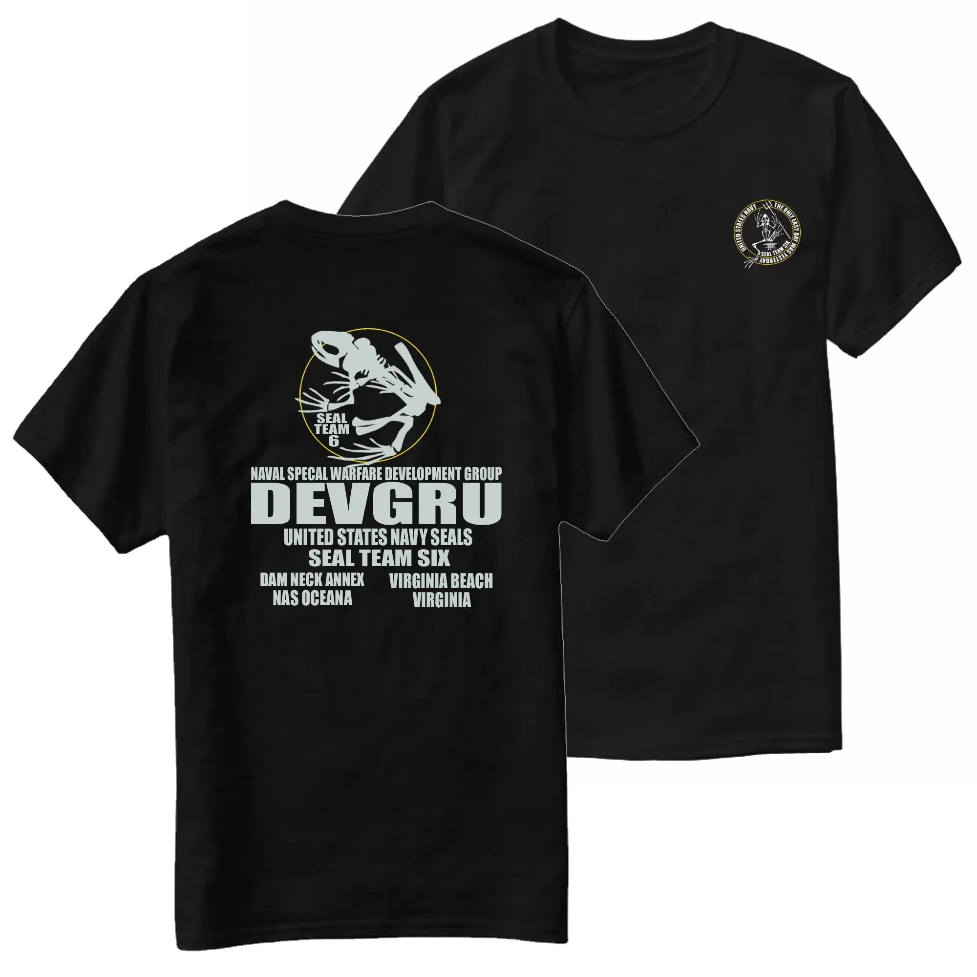 Naval Seals Devgru 100 Cotton Oneck Summer Short Sleeve Casual Unisexs Tshirt Seal Team 6 Six Frog Skeleton Tshirt Size S4xl S