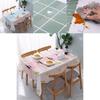 Elegant Waterproof Oilproof Tablecloth Cover Protector For Simple Home Dining Decor
