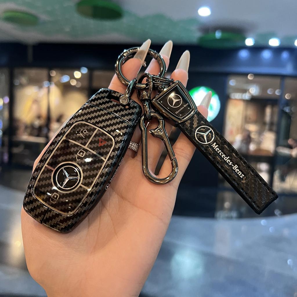 RPO5 Fashion Soft Car Key Case For Mercedes Benz A C E S G Class GLC CLE CLA GLB GLS W177 W205 W213 W222