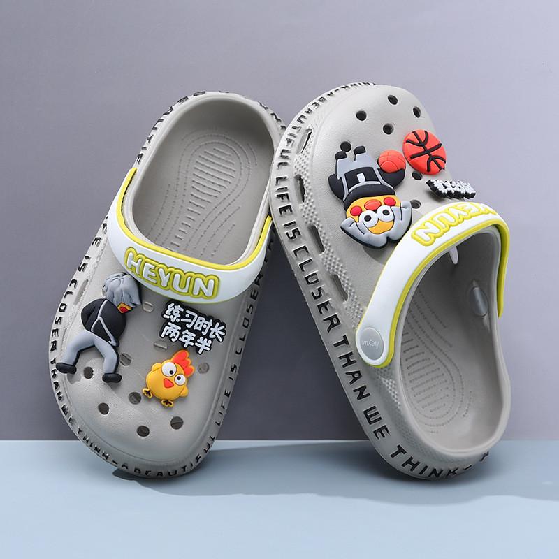 Stylish Eva Lightweight Kids Summer Slipon Sandals With Antislip Soft Sole For Boys