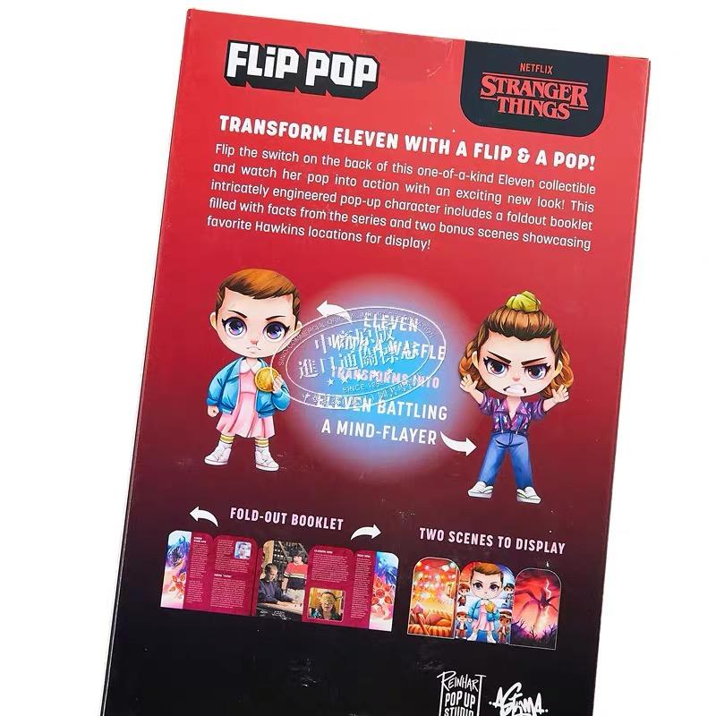 Stranger Things 3D Book Pop Up Book Flip Pop Eleven