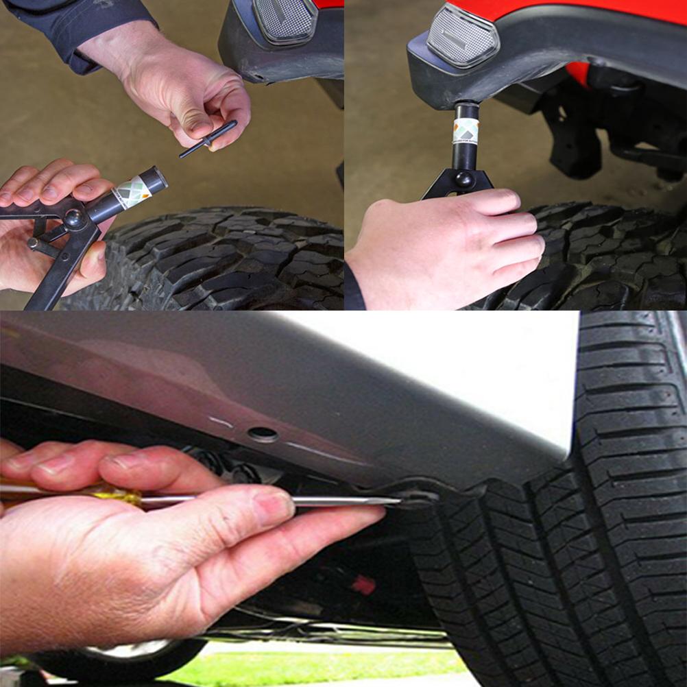 100Pcs Nylon Rivet Clip Bumper Fastener For Ford GM For Chrysler Jeep Wrangler JK Dodge Avenger Auto Retainer Car Accessories