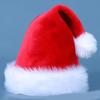 Christmas Headwear Cap Thicken Plush Perfect for the Holidays Colorful Outfits for Cosplay Santa Furry Hat