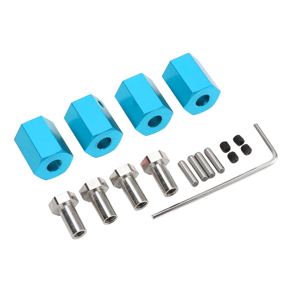 4Set 12mm Wheel Hex Hub 16mm Height with Pins Aluminum   for 1Celsius10 1Celsius12 Remote Control Vehicle