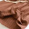 Damen Sommer Pyjama und Strandshorts aus reiner Baumwolle, gewaschen