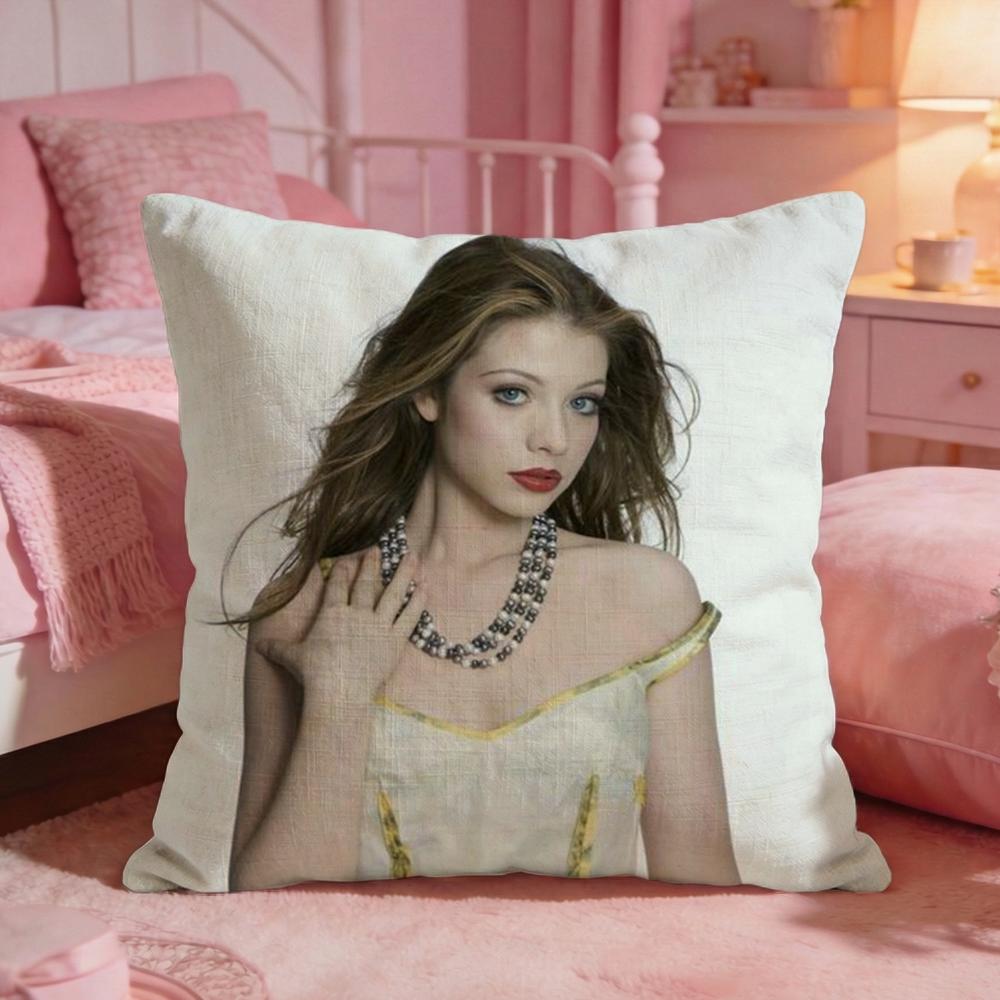MMichelle TTrachtenberg Cushion Cover Premium Comfort Reversible Pillow Cove Two In One Design For Any Room Car Interior