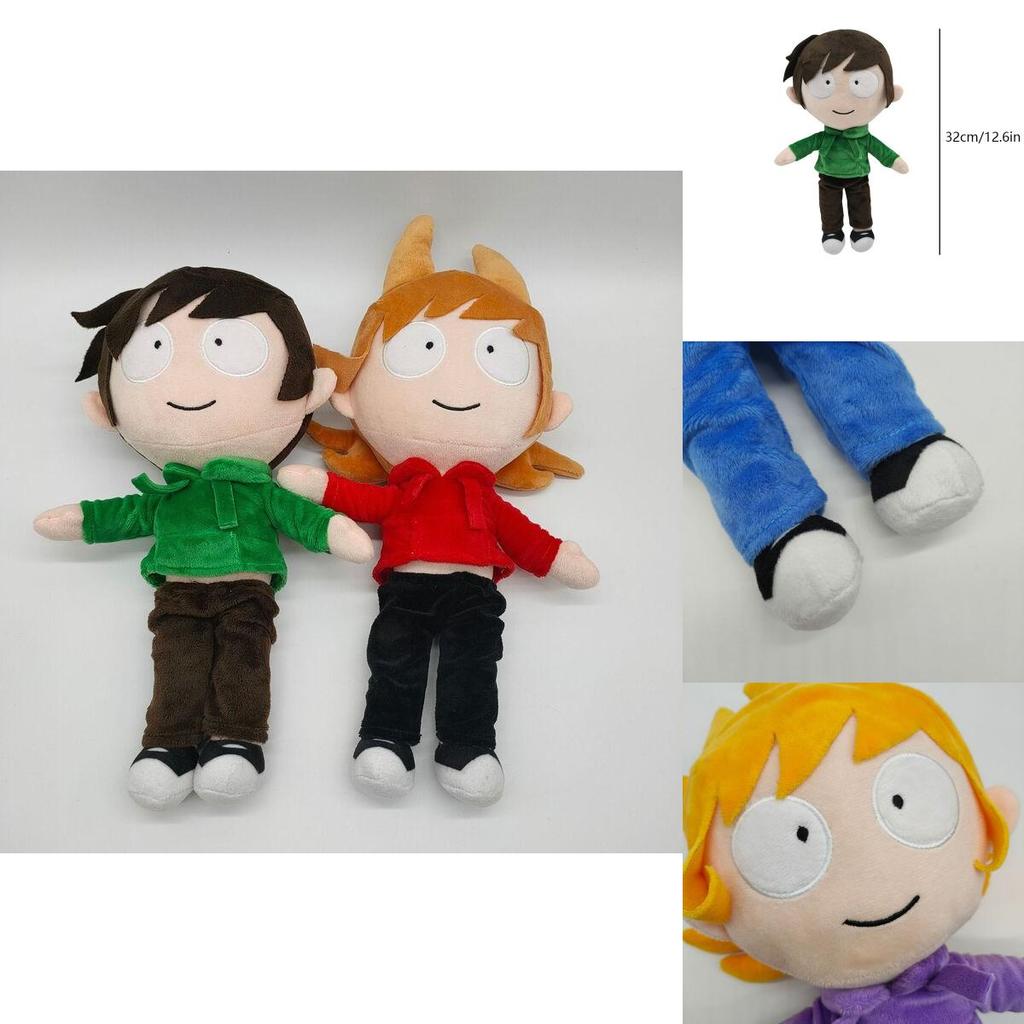 Adorable Eddsworld Plush Cartoon Doll Indoor Plush Toy Featuring Soft And Comfortable Fabric
