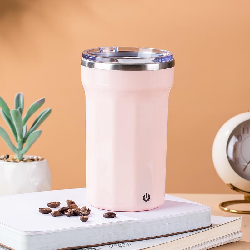 Automatic Self Stirring Mug Coffee Milk Juice Mixing Cup Electric Stainless Steel Lazy Rotating Mug Magnetic Stirring Cup