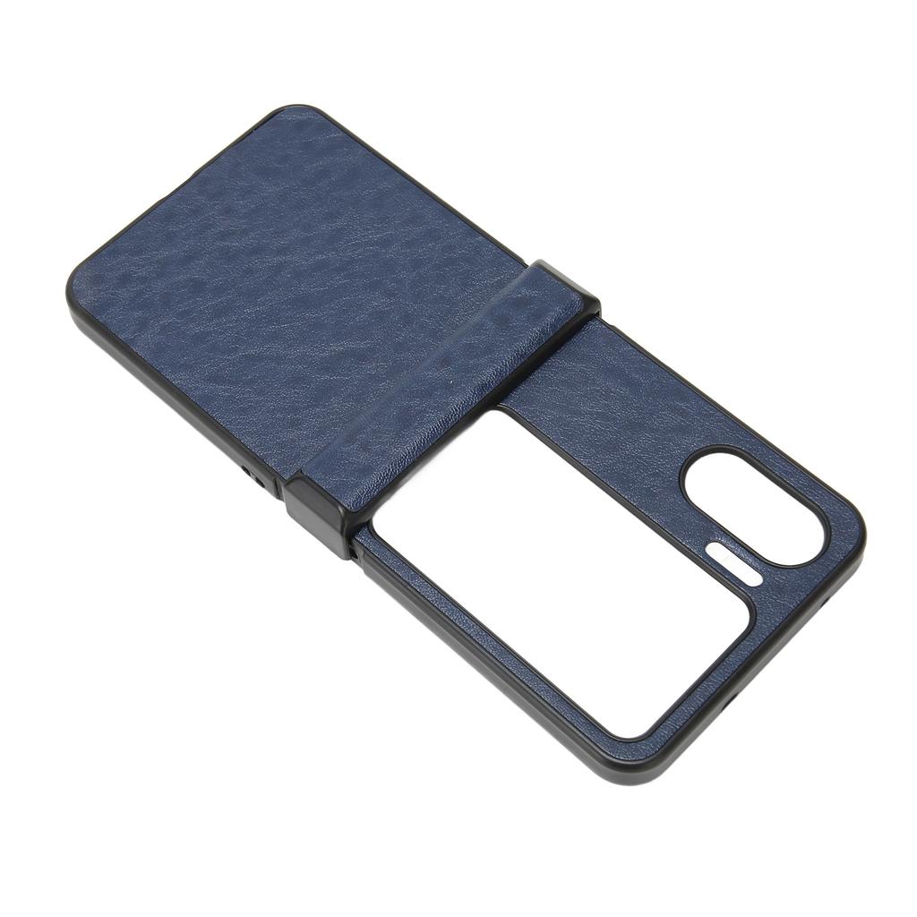 Flip Screen Phone Cover PU Crazy Horse Pattern Soft Fashion Phone Case for Oppo Find N2 Flip
