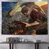 Attack On Titan Anime Tapestry Vertical Cartoon Wall Hanging Art Tapestry For Dorm Bedroom Living Room Home Decoration