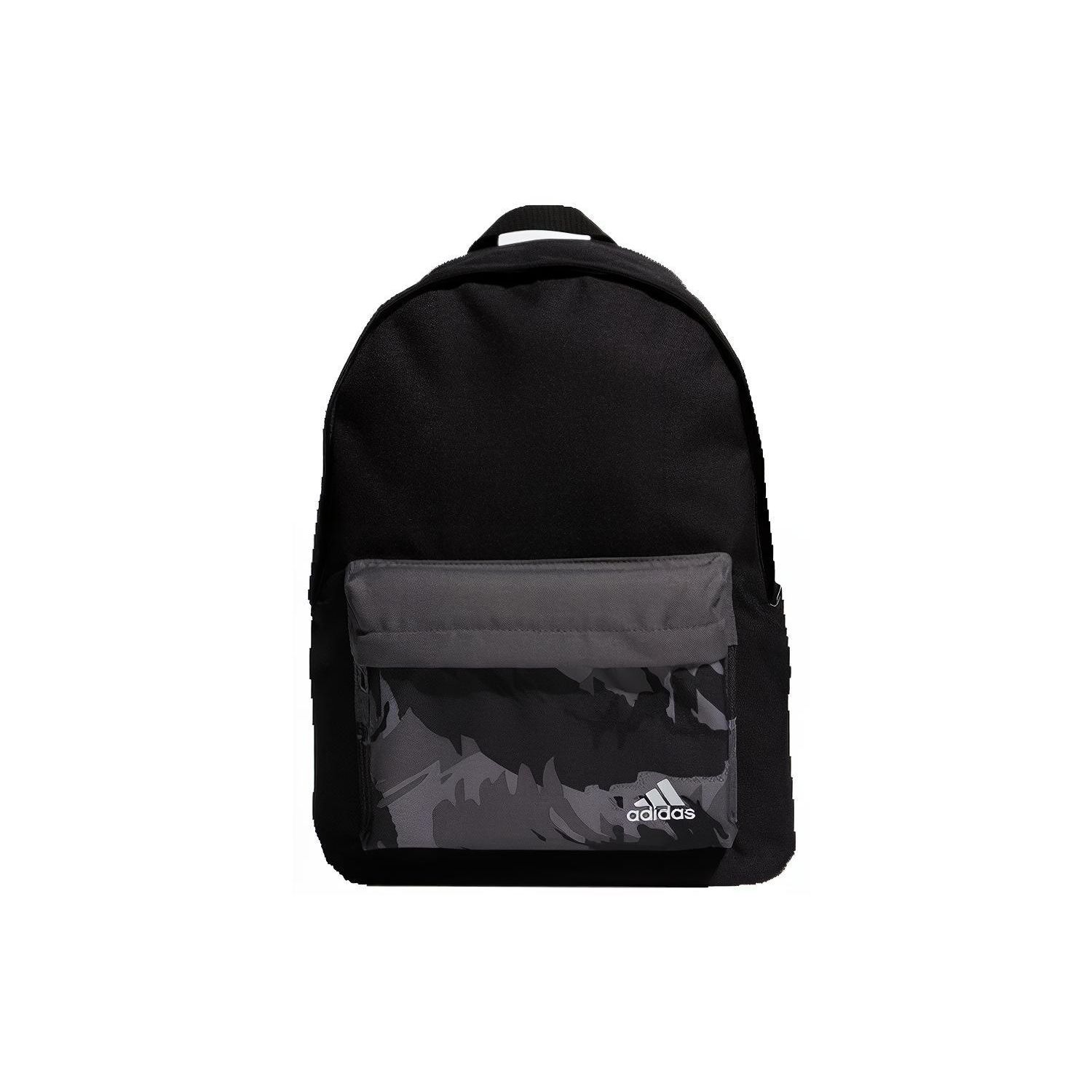 

Adidas New Sports Fitness Large Capacity Camouflage Print Polyester Backpack Unisex Backpack Black H30354 Black