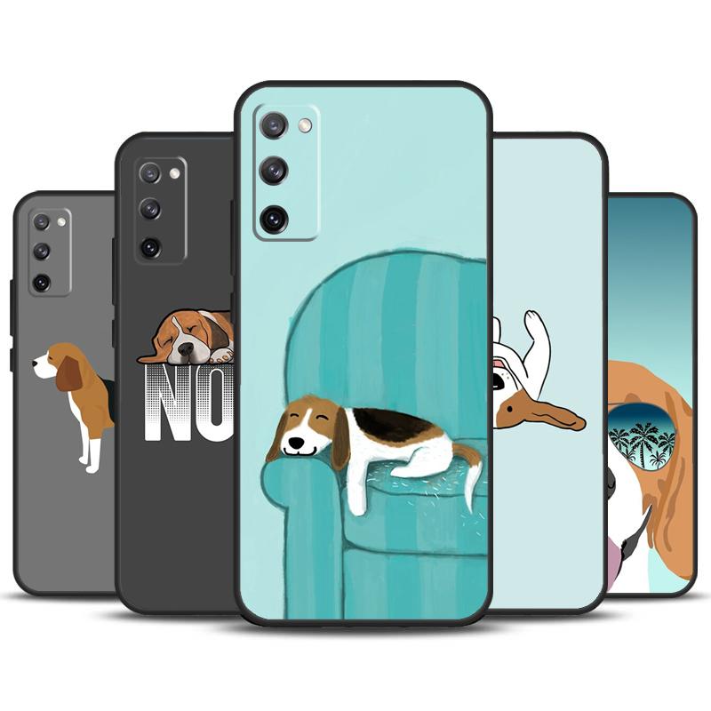 Beagle Puppy Dog Case For Samsung Galaxy S22 S23 S24 Ultra Plus Note 10 20 S8 S9 S10 S20 FE S21 FE Cover