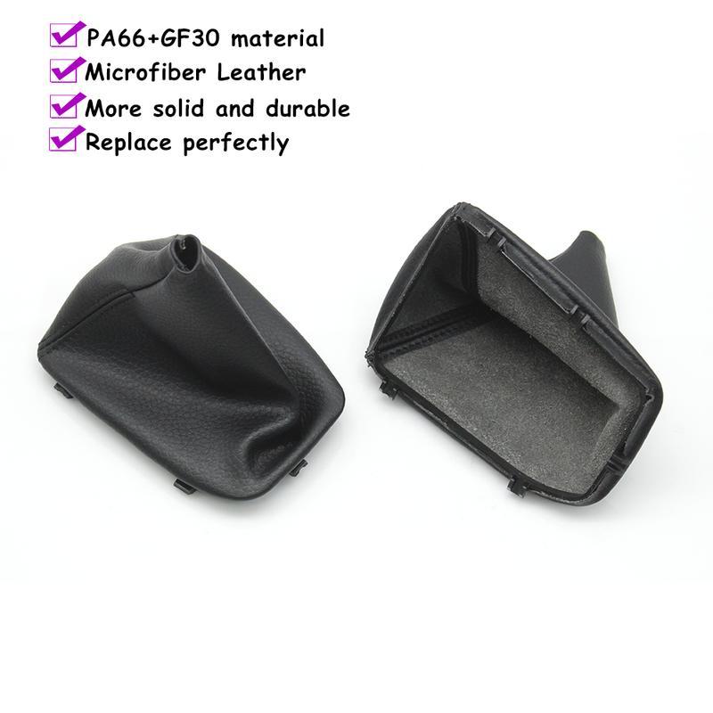 E90 E91 E92 E93 2005-2011 Car Front Automatic Gear Shifter Boot Leather Dust Cover Frame For BMW 3S 25167592028 25167592029
