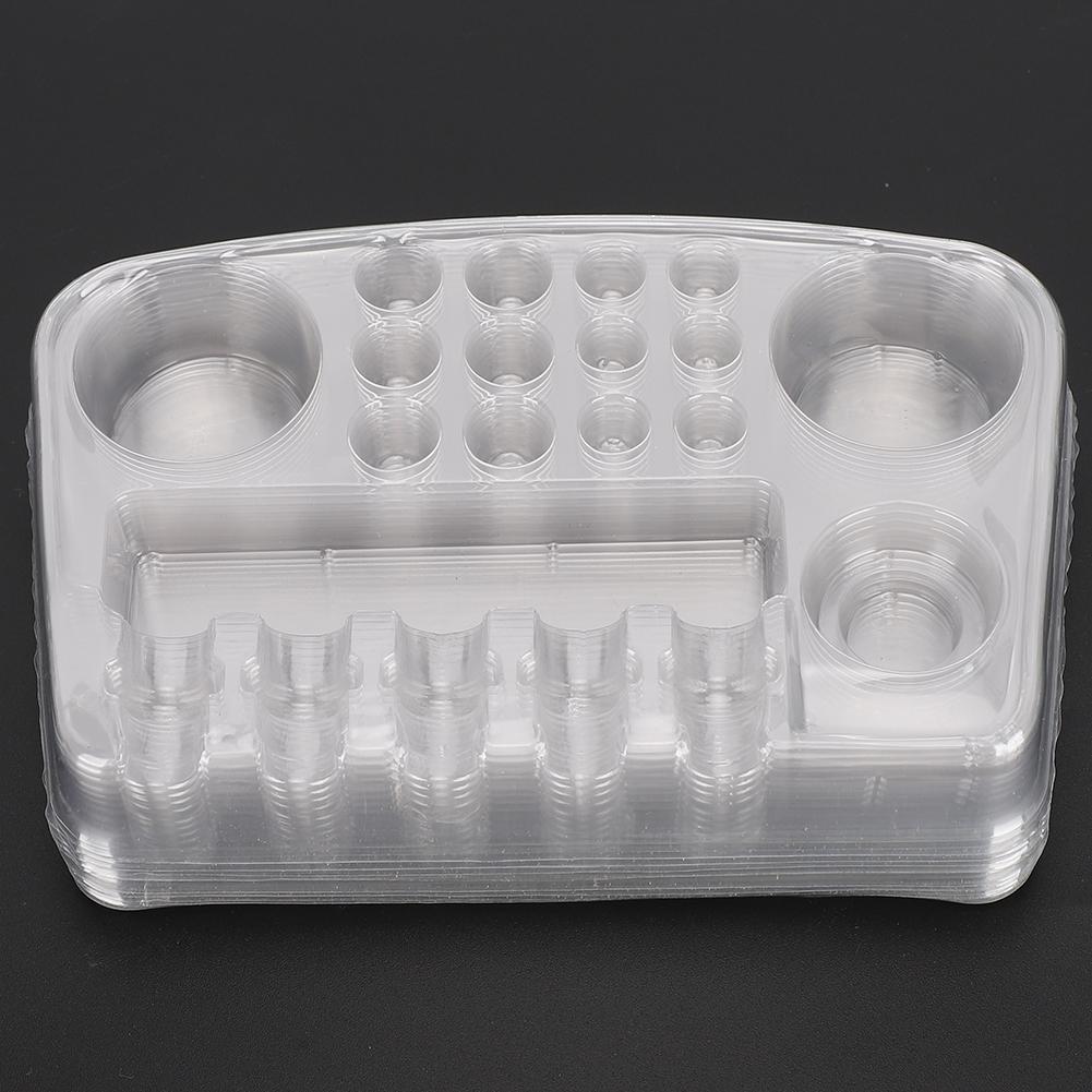 

10 шт. Одноразовый пластиковый держатель для картриджей для тату, подставка, прозрачный лоток, аксессуар для тату