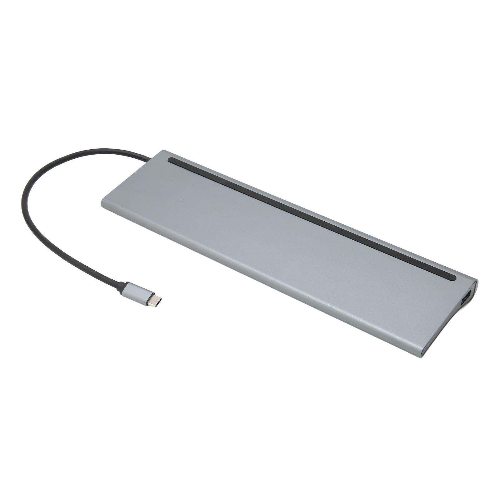 

USB C Hub 12 в 1 полнофункциональная док-станция для ноутбука USB C в Ethernet многопортовый концентратор
