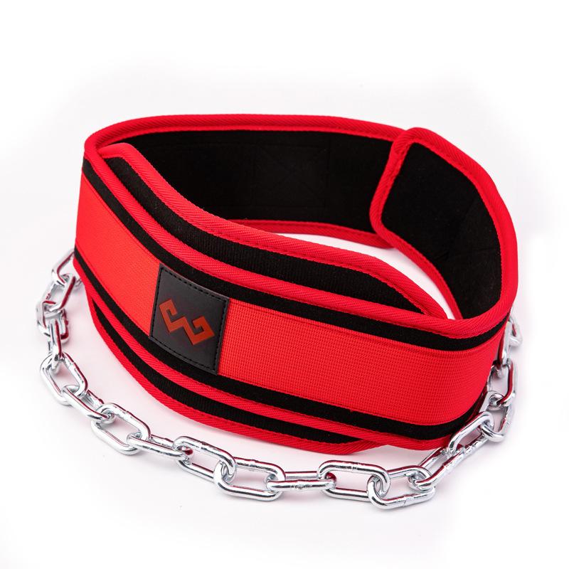 Weighted Fitness Belt for Pull-Ups & Squats with Thick Chain