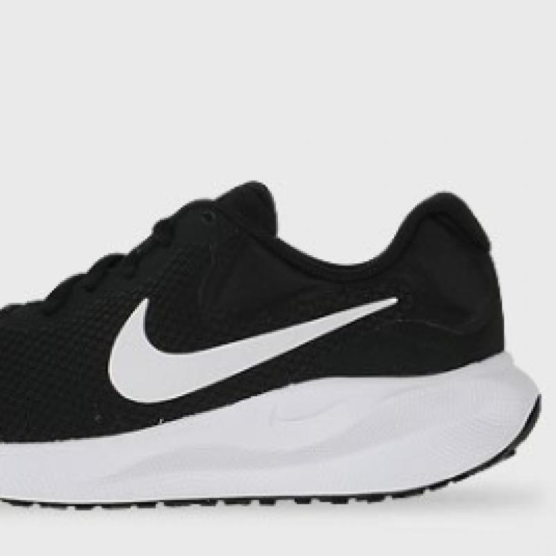 Nike Sport Shoes Revolution 7 Mens Black White Fb2207 001