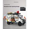 1/24 Wuling Rongguang Off-road Van Alloy Model, Cool Sound and Light, Four-wheel Shock Absorption, Exquisite Desktop Ornaments, Christmas Gifts