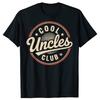 Vintage Cool Uncles Club Funny Fathers Day Graphic Tshirt Men Women Hip Hop Oversized T Shirt 100 Cotton Comfort Tshirts